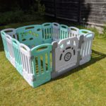 Baby Playpen with Gate and Activity Panel photo review